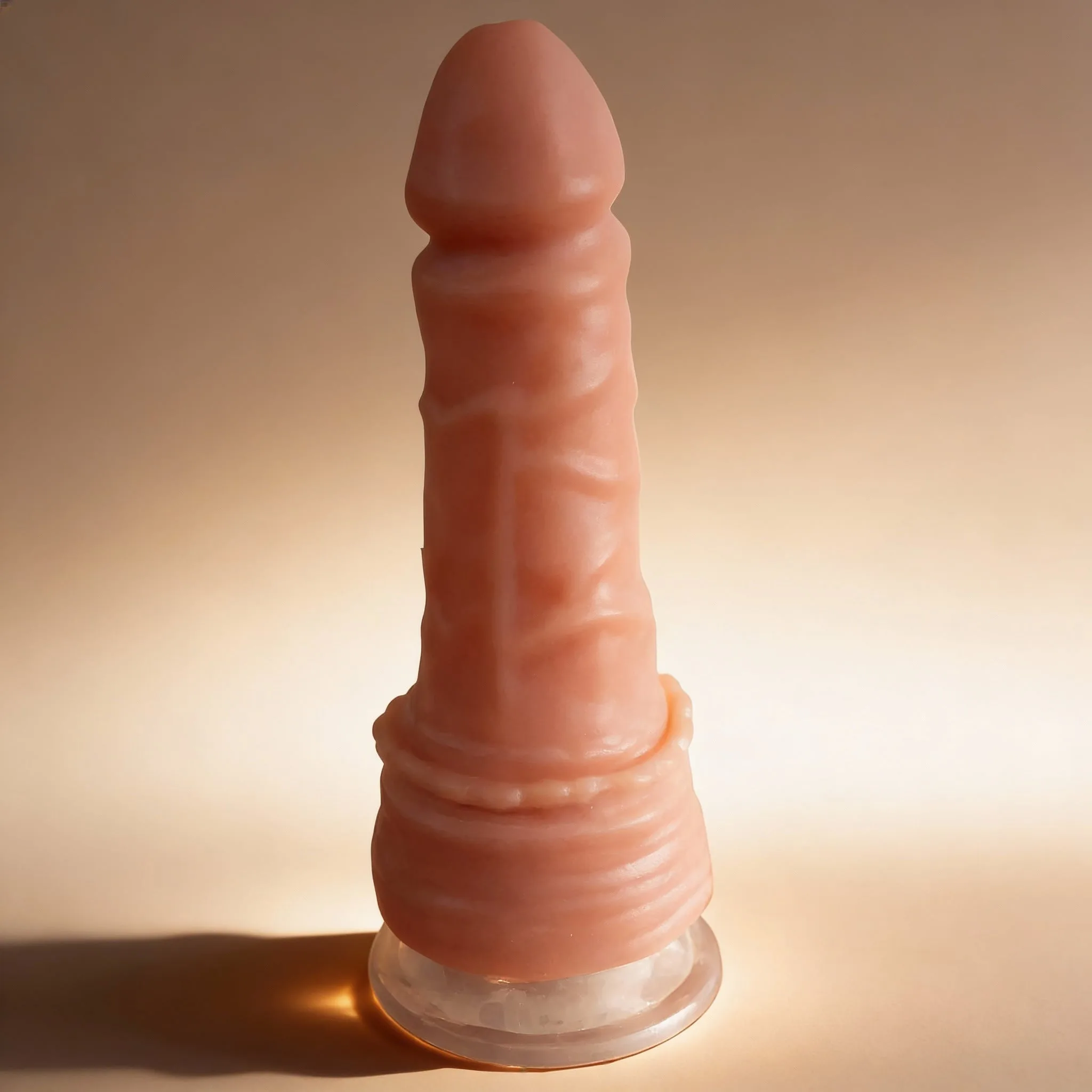 Consolador Pene Macizo Realistico 13×3cm – Con Ventosa