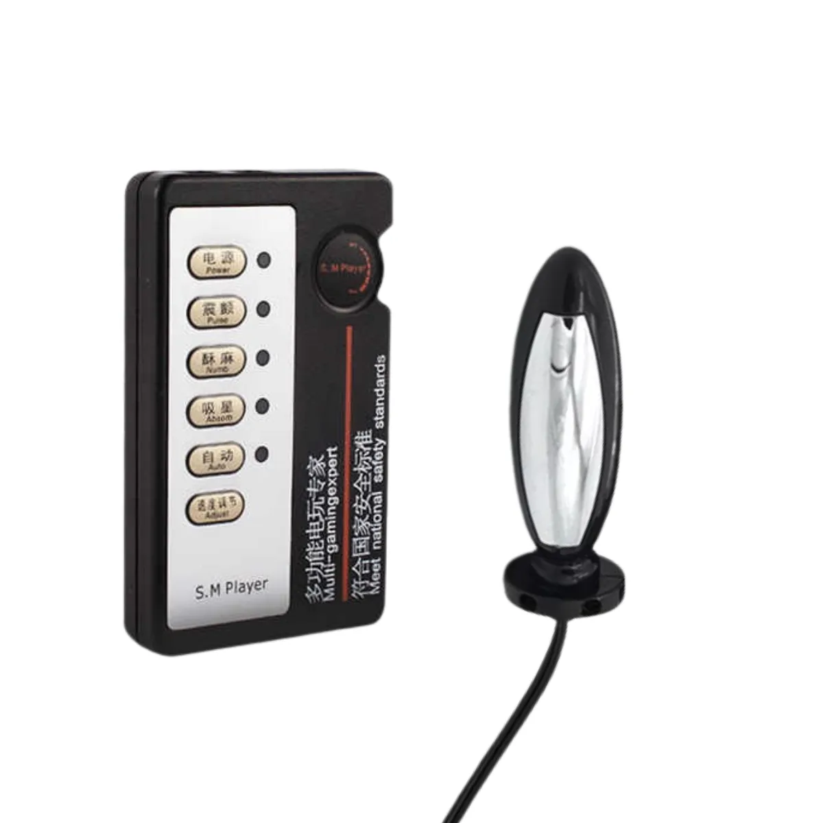 Electro Estimulador Anal con plug Chico