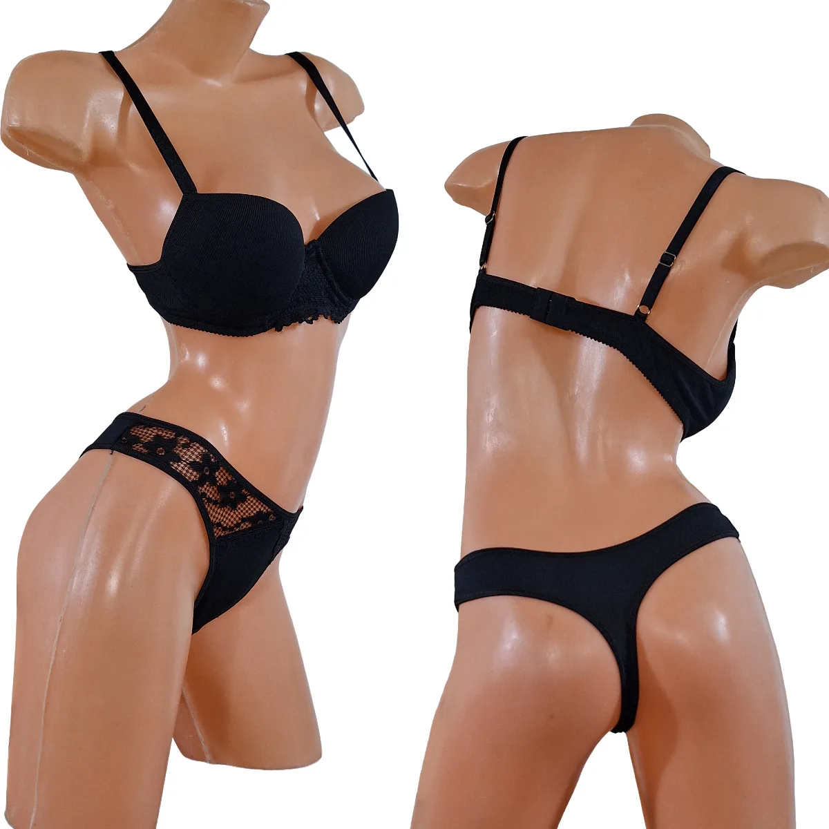 Conjunto Corpiño Taza Soft y Push Up (art 5101) Talle 85 al 100: imagen 12