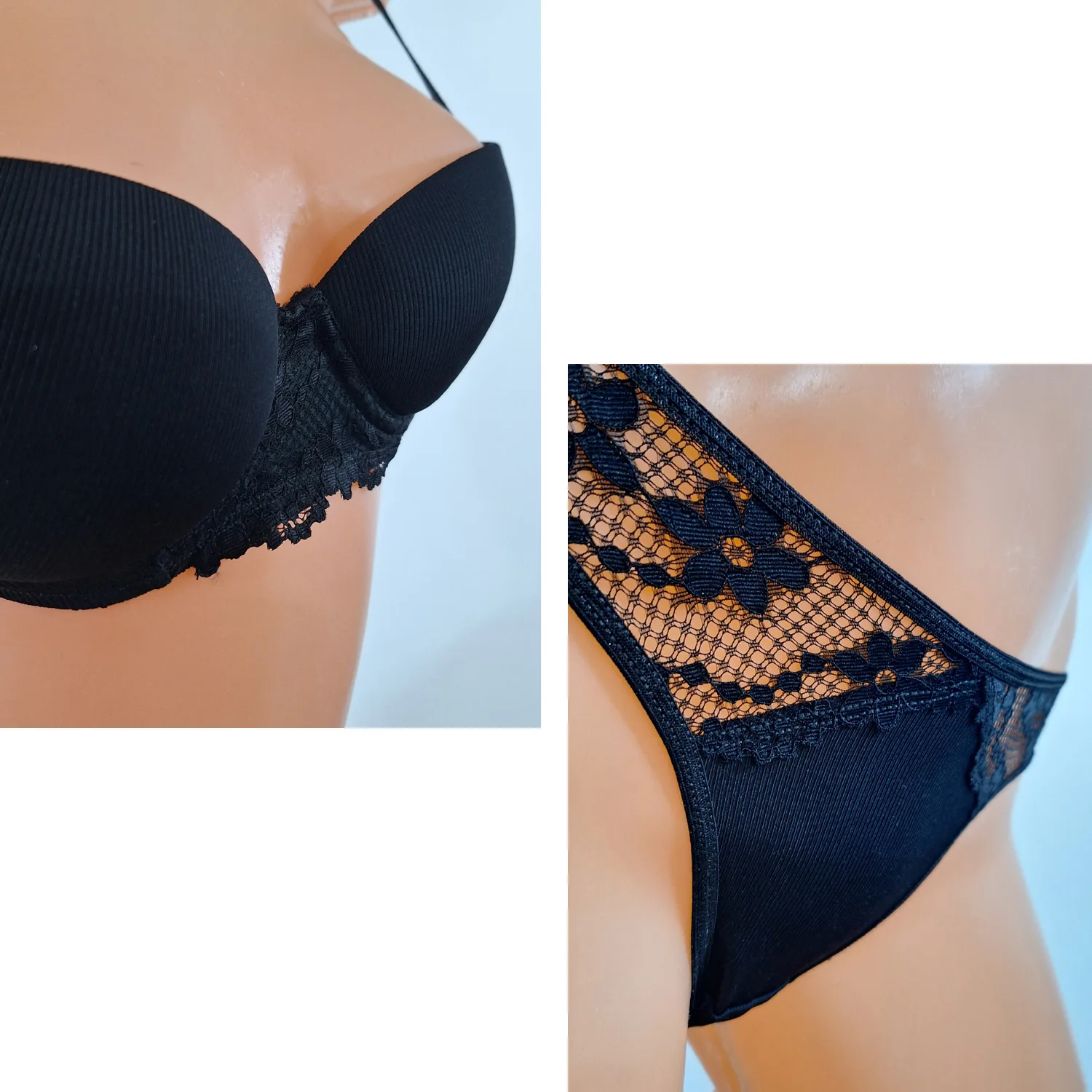 Conjunto Corpiño Taza Soft y Push Up (art 5101) Talle 85 al 100: imagen 13