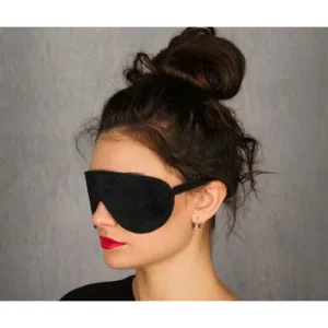 Antifaz Ciego de Cuero - Mascara Sado: imagen 3